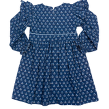 Indigo Meadow Block Print Dress