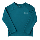 Rash Guard Long Sleeve in Deep Teal