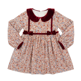 Fall Floral Bronte Corduroy Dress