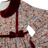Fall Floral Bronte Corduroy Dress