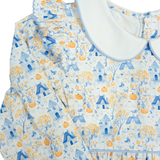 Trick-Or-Treat Toile Knit Romper