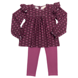 Mulberry Thistle Knit Legging Set