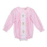 Gingerbread Lane Embroidered Gingham Bubble