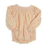 Autumn Heirloom Smocked Bubble