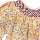Pumpkin Parterre Smocked Dress