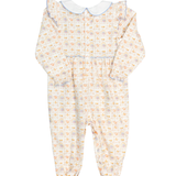 Golden Gathering Knit Romper