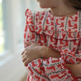 Cowboy Boots and Candy Canes Twirl Dress