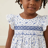 Blue Posy Party Dress