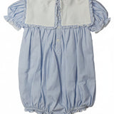 Blue Gingham Bib Bubble