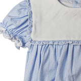 Blue Gingham Bib Bubble