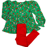 Howdy Holiday Knit Legging Set
