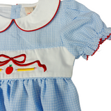 Scholastic Sweetheart Embroidered Dress