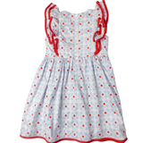 First Day Flutter Sleeve Dress