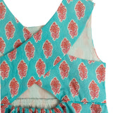 Blushing Leaves Block Print Bubble