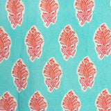 Blushing Leaves Block Print Bubble