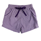 Purple Gingham Shorts