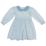 Light Blue Charleston Check Dress