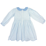 Light Blue Charleston Check Dress