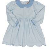 Light Blue Charleston Check Dress