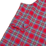 Red Tartan Plaid Longall- FINAL SALE