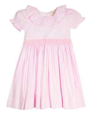 Pink Gingham Smocked Jenny Dress