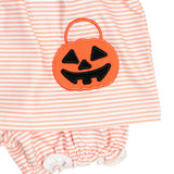 Jackolantern Pockets Striped Knit Bloomer Set- FINAL SALE