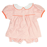 Jackolantern Pockets Striped Knit Bloomer Set- FINAL SALE