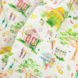 Mardi Gras Print Shortall