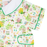 Mardi Gras Print Shortall