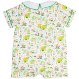 Mardi Gras Print Shortall