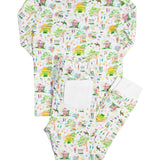 Mardi Gras Print Pajama Set