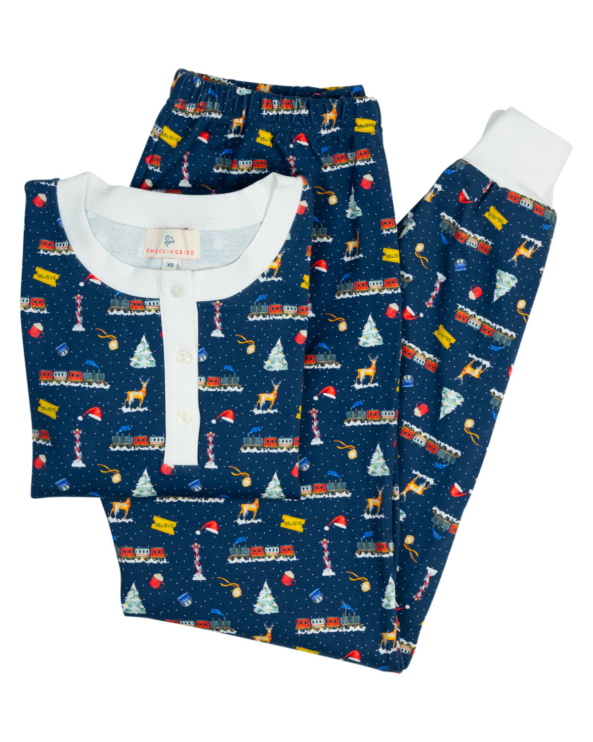 Polar Express Adult Pajama Set