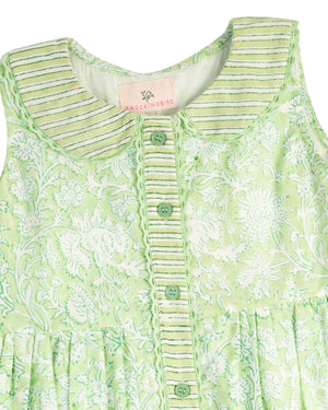 Spring Green Sleeveless Lou Lou Dress