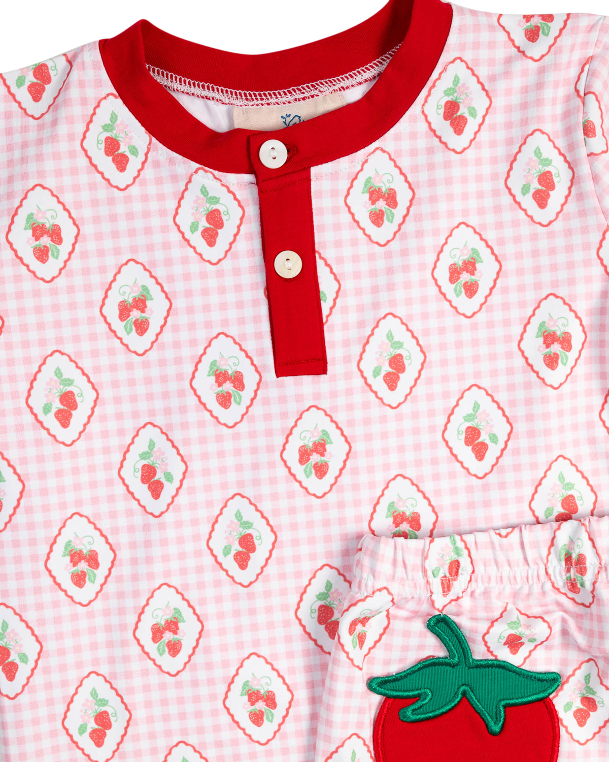 Strawberry Fields Short Sleeve Pajama Set