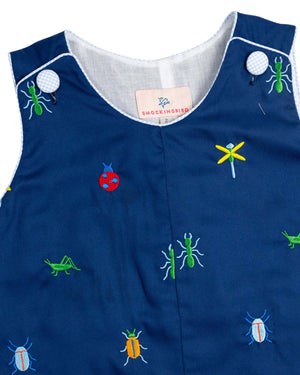 Insects Embroidered Shortall