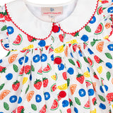 Fruit Block Print Dress