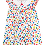 Fruit Block Print Dress