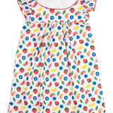 Fruit Block Print Dress