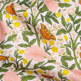 Pink Smocked William Morris Inspired Butterfly Bubble