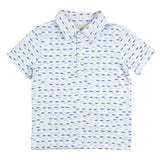Fish Friends Knit Collared Shirt