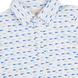 Fish Friends Knit Collared Shirt