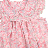 Vintage Pink Petals Knit Bubble