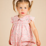 Vintage Pink Petals Knit Bubble