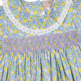 Spring Bloom Smocked Bubble