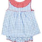 American Flag Applique Bloomer Set