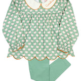 Sage Green Pumpkin Legging Set