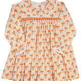 Marigold Floral Smocked Dress