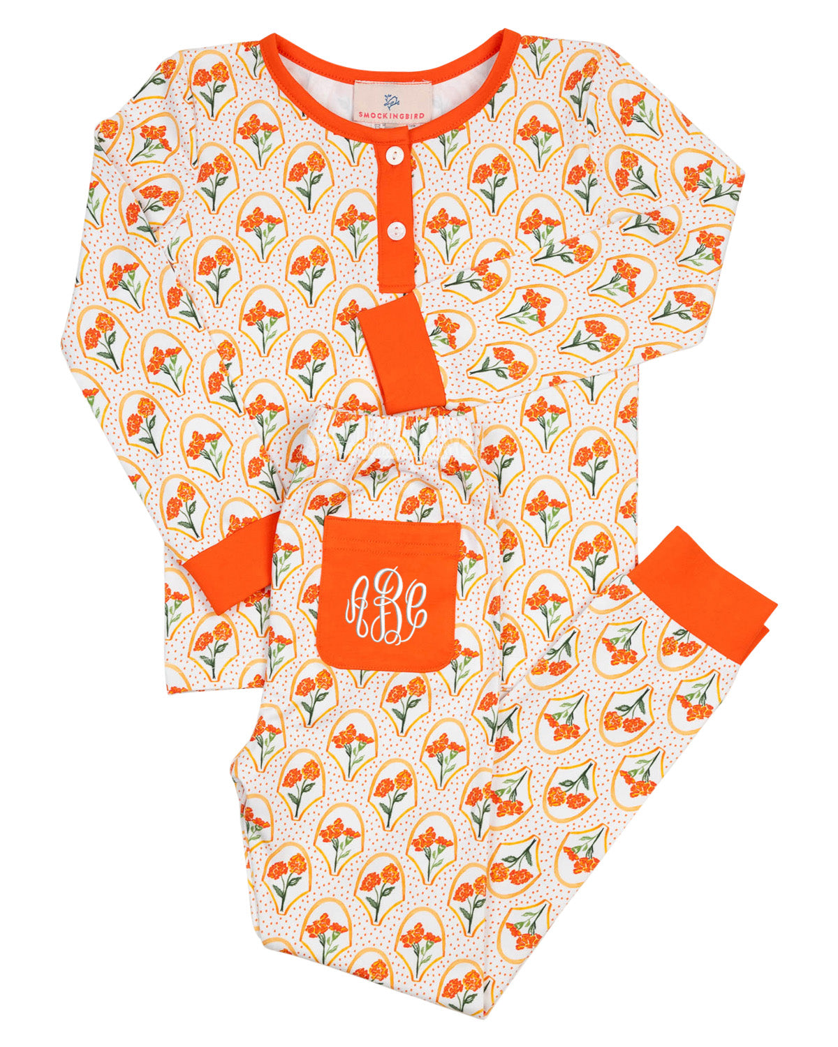 Marigold Floral Pajama Set