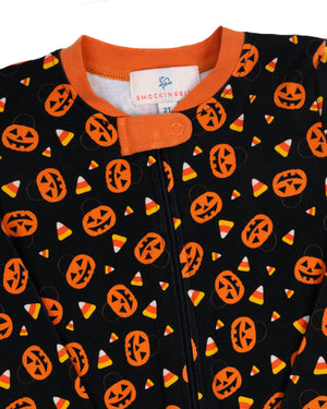 Trick or Treat Zip up Pajamas