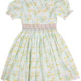 Floral Bouquet Smocked Jenny Dress